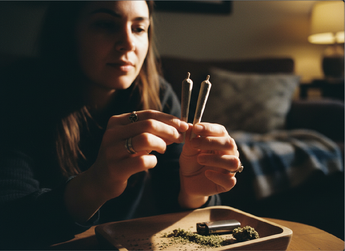 1.5g versus 1g pre-rolls compared to see why bigger rolls win