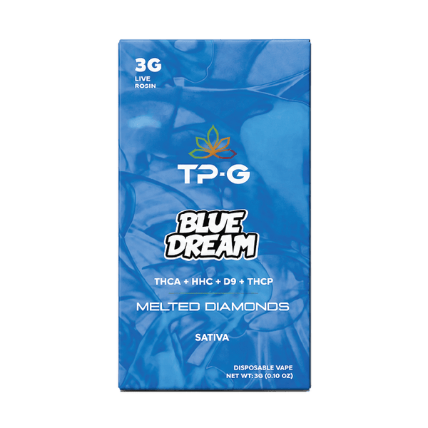 Blue Dream Live Rosin Disposable Vape 3G Front