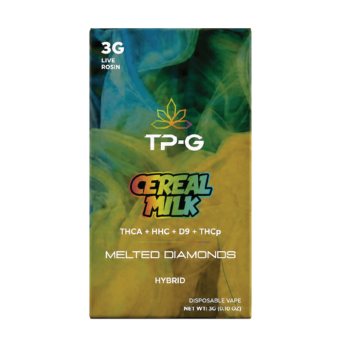Cereal Milk Live Rosin Disposable Vape 3G Front