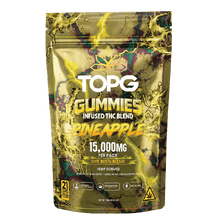 Pineapple Live Resin Gummies 15000MG Front Labeling